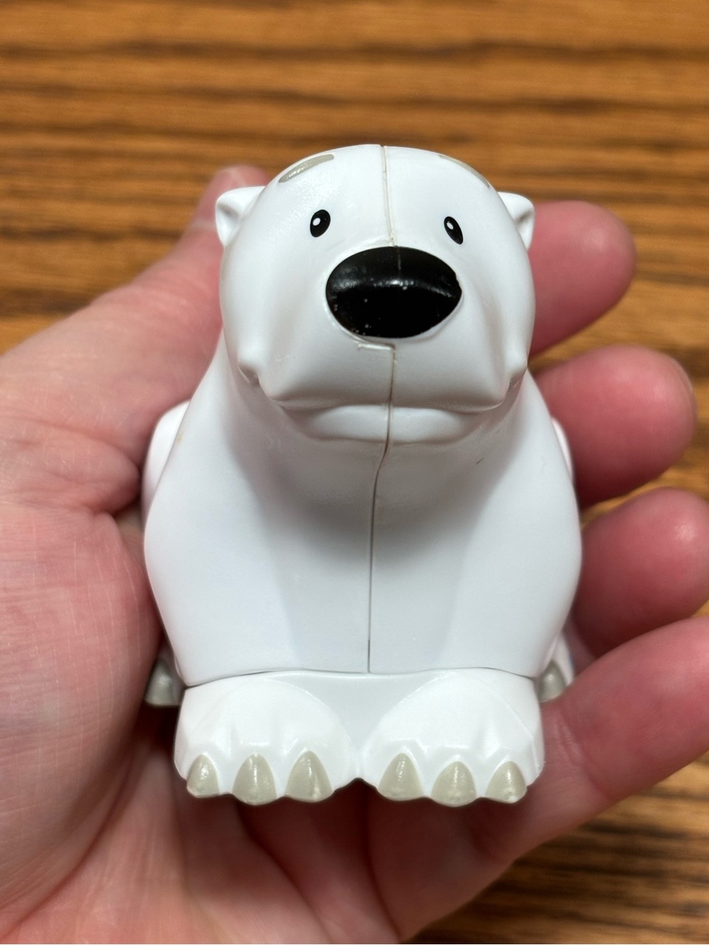 Fisher Price Little People Polar Bear Zoo Figure Toy 2018 Mattel